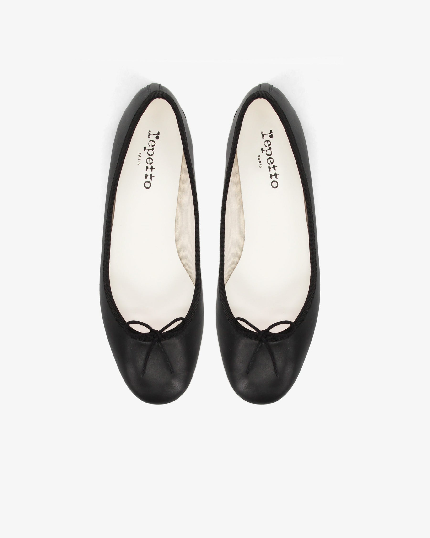Ballerines Camille cuir Noir